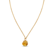 Bracelet Miel et Cognac de Marie France design avec or et ambre 
